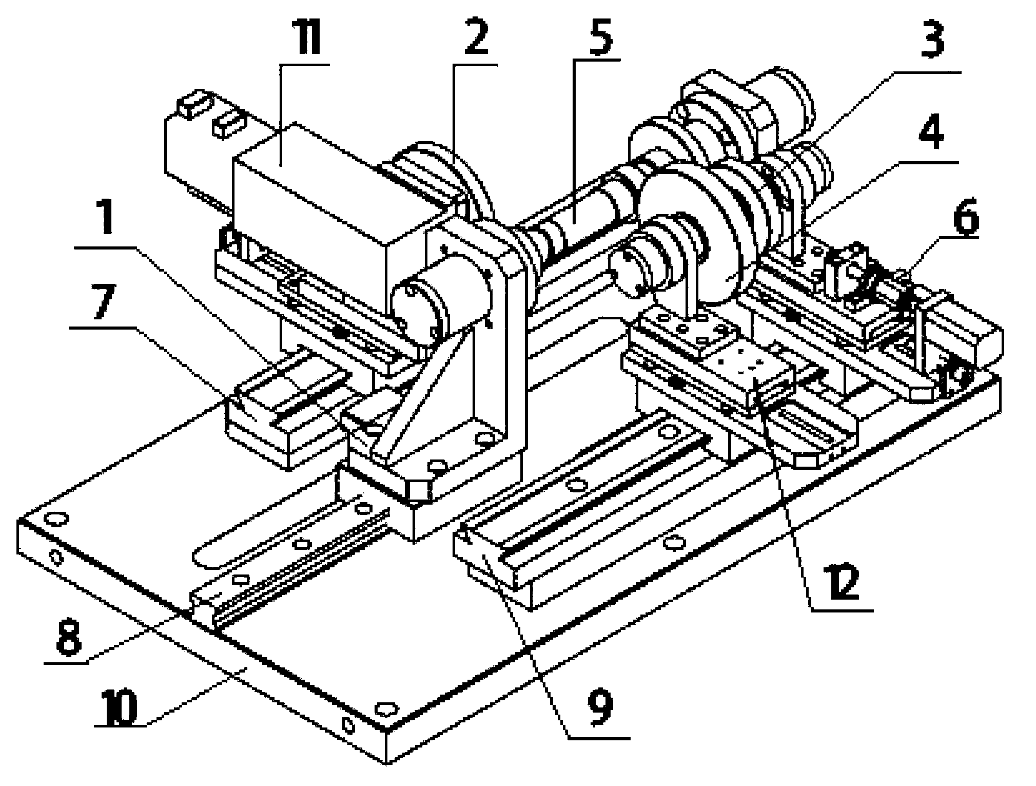 Intelligent control double-meshing automobile gear precision detection system