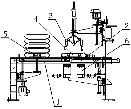 Automatic assembling machine for tire plastic clamping plate