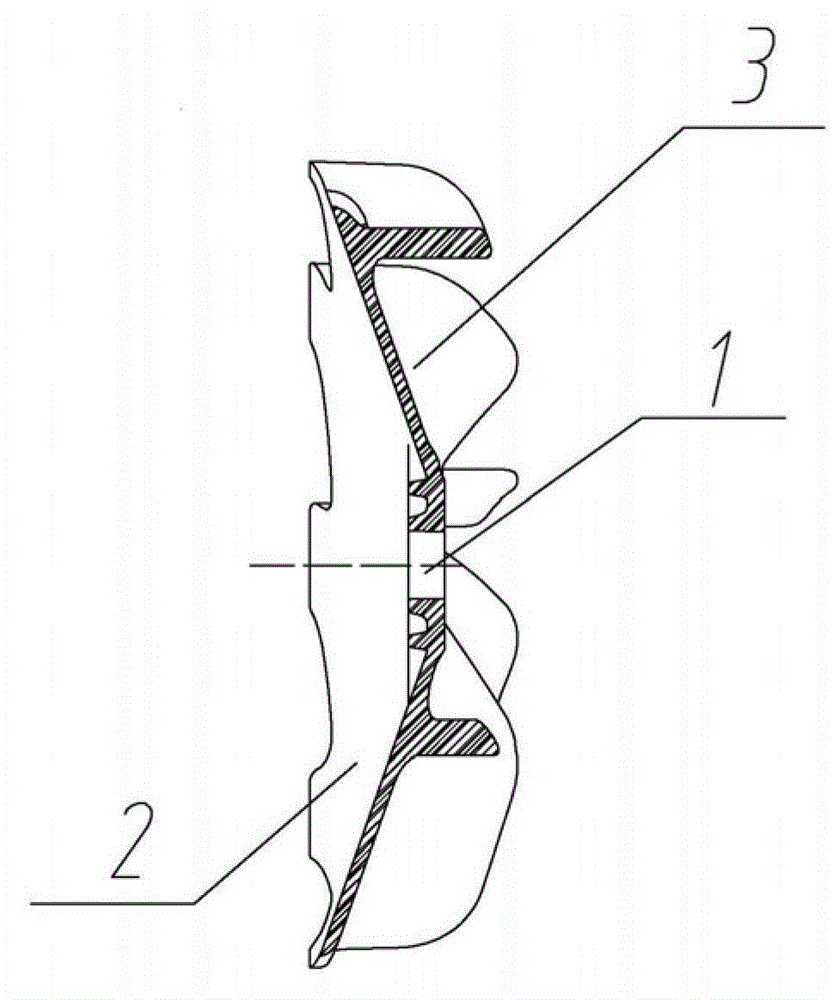 Improved structure of fan for gasoline blower