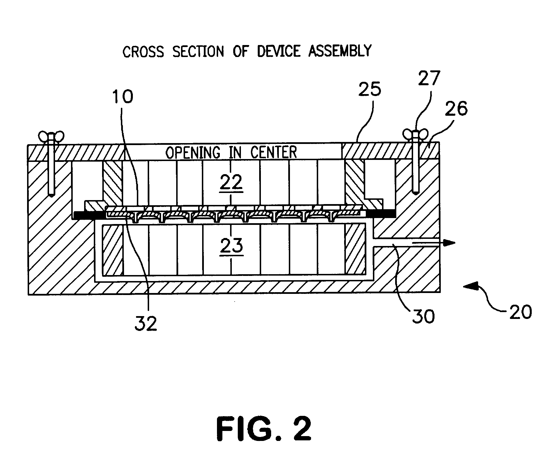 High density cast-in-place sample preparation card