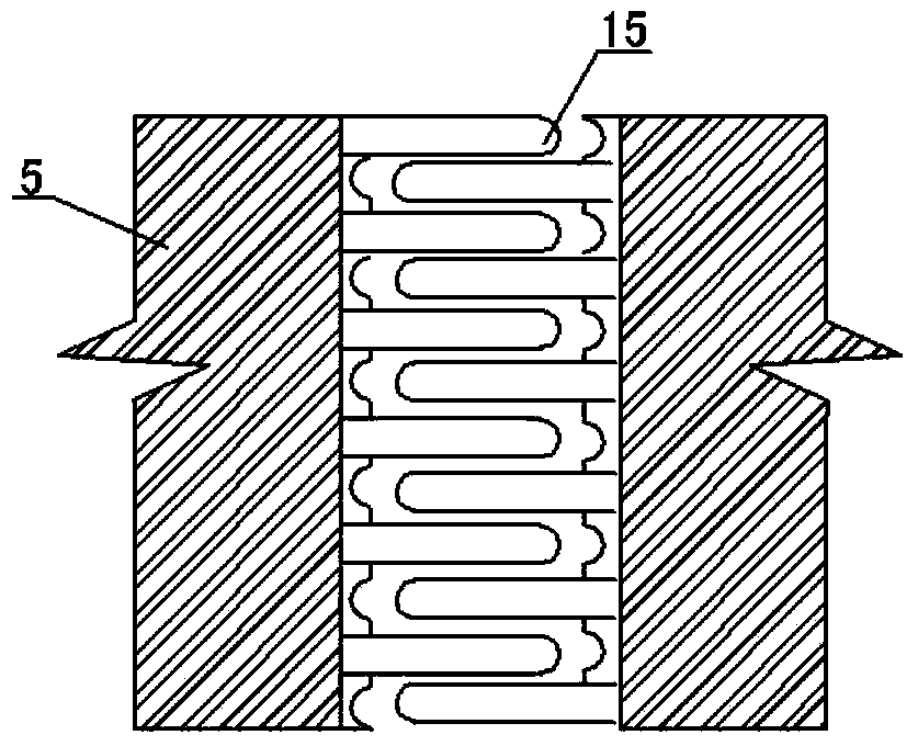 Bridge expansion joint structure