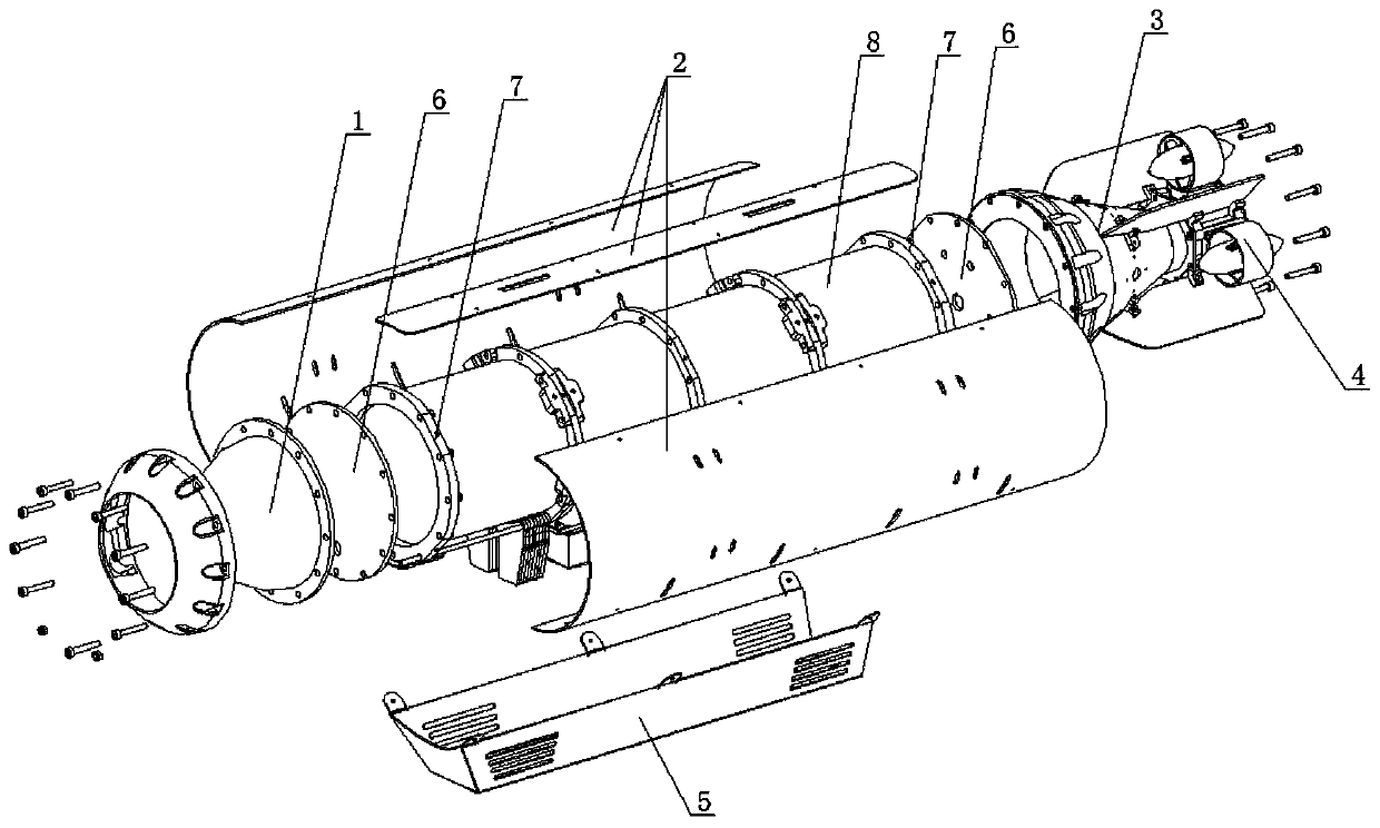 Sonar underwater detection equipment with dynamic and static submergence self-pressure-relief device