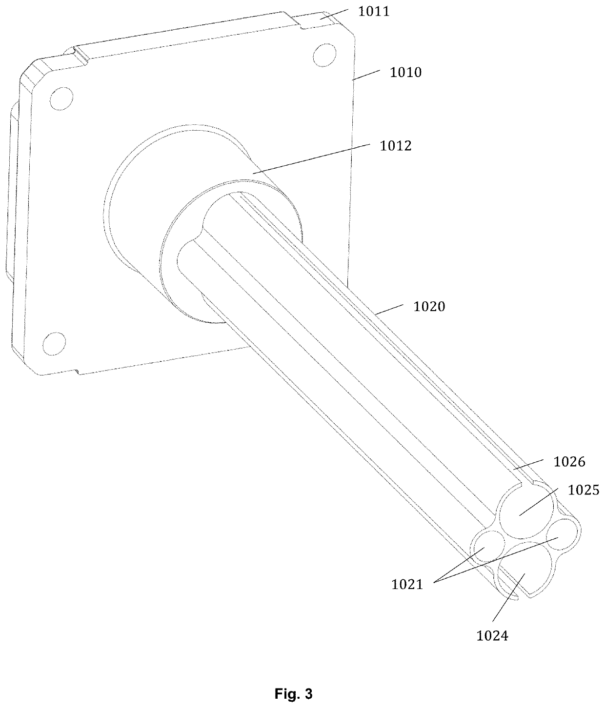 Capacitive level sensor, sensitive element of the capacitive level sensor, electrode housing for the capacitive level sensor