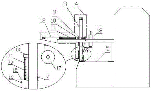 Bag taking, conveying and opening device and using method for special-shaped tobacco bagging and packaging