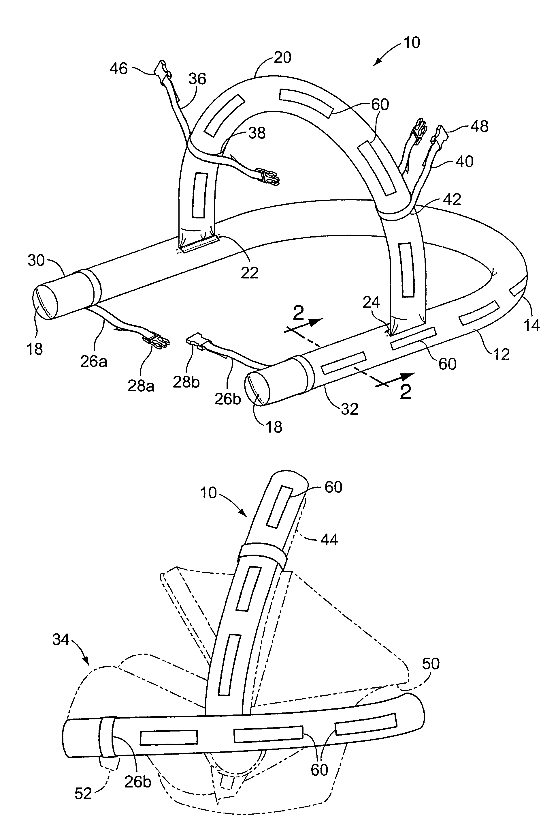 Child carrier floatation enhancement