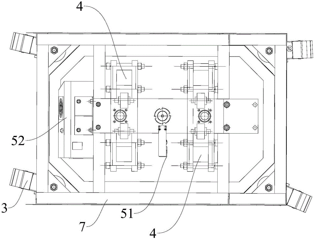 Movable magnetic powder inspection device