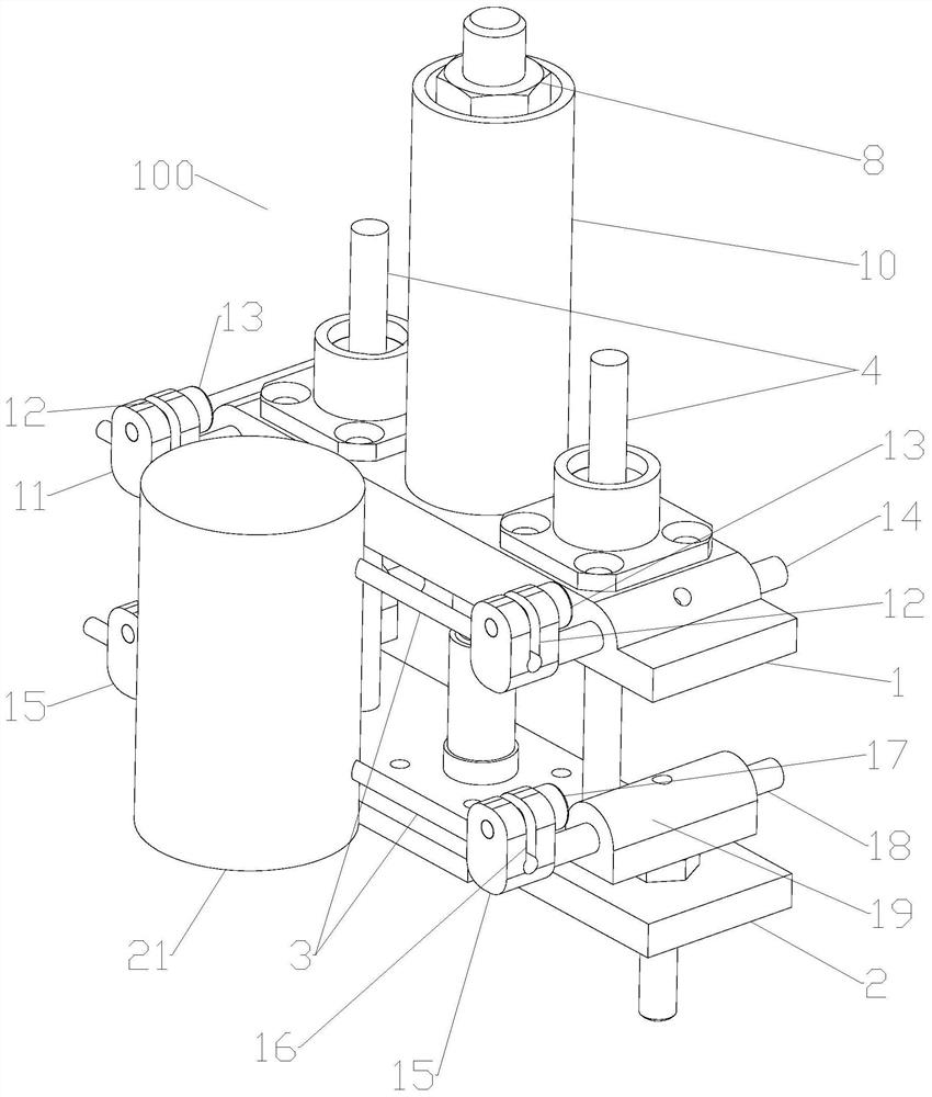 Spine motion segment in-vivo loading device