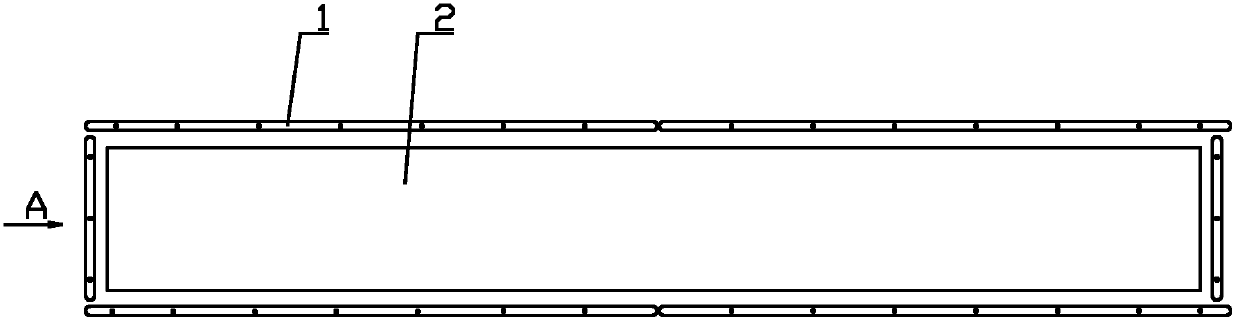 Shield structure of transformer oil tank and mounting method thereof