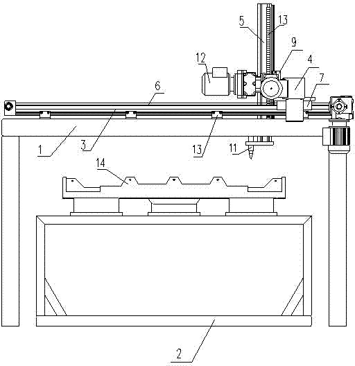 Automatic sealing robot for car baggage holder