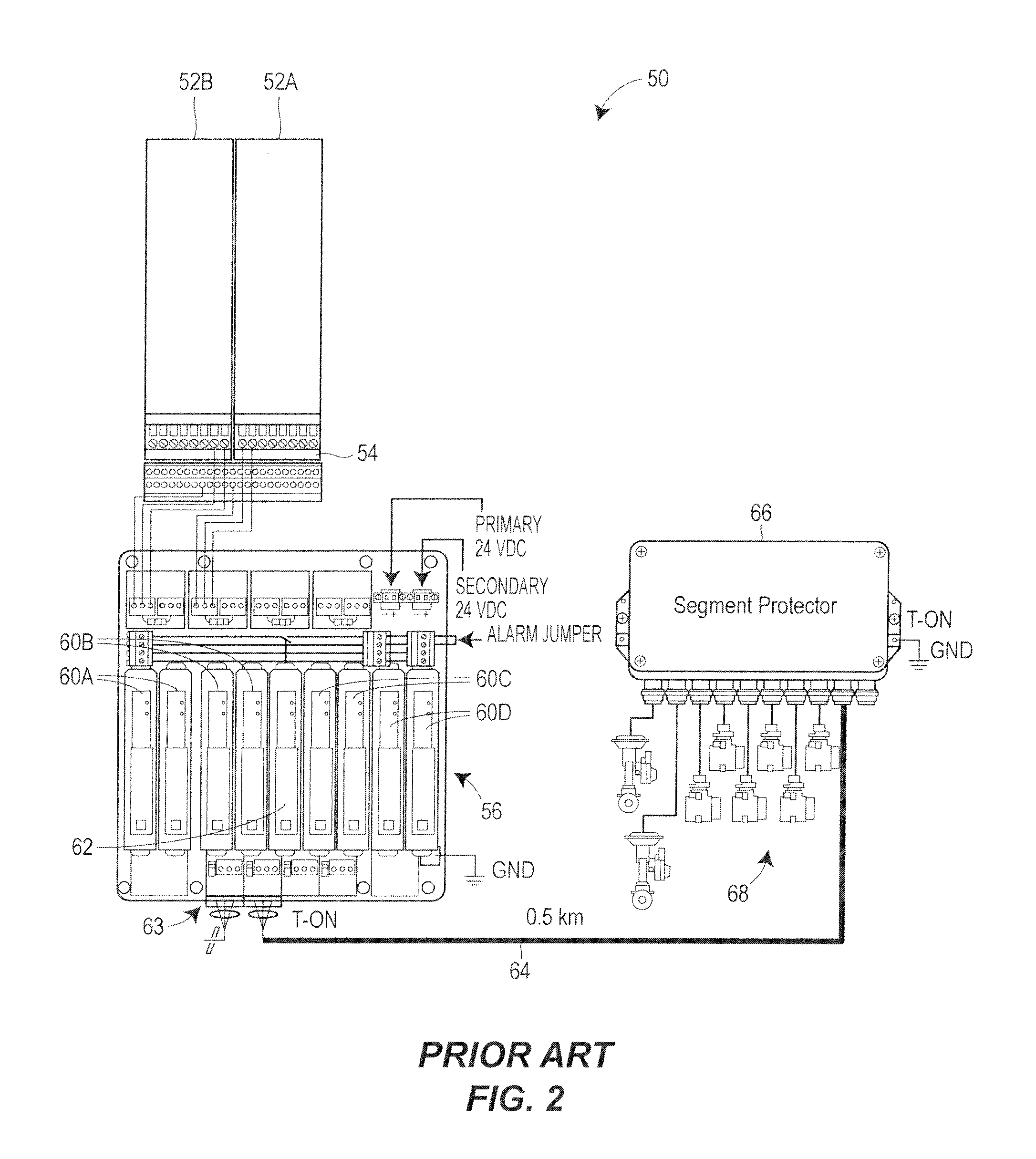 Integrated bus controller and power supply device for use in a process control system