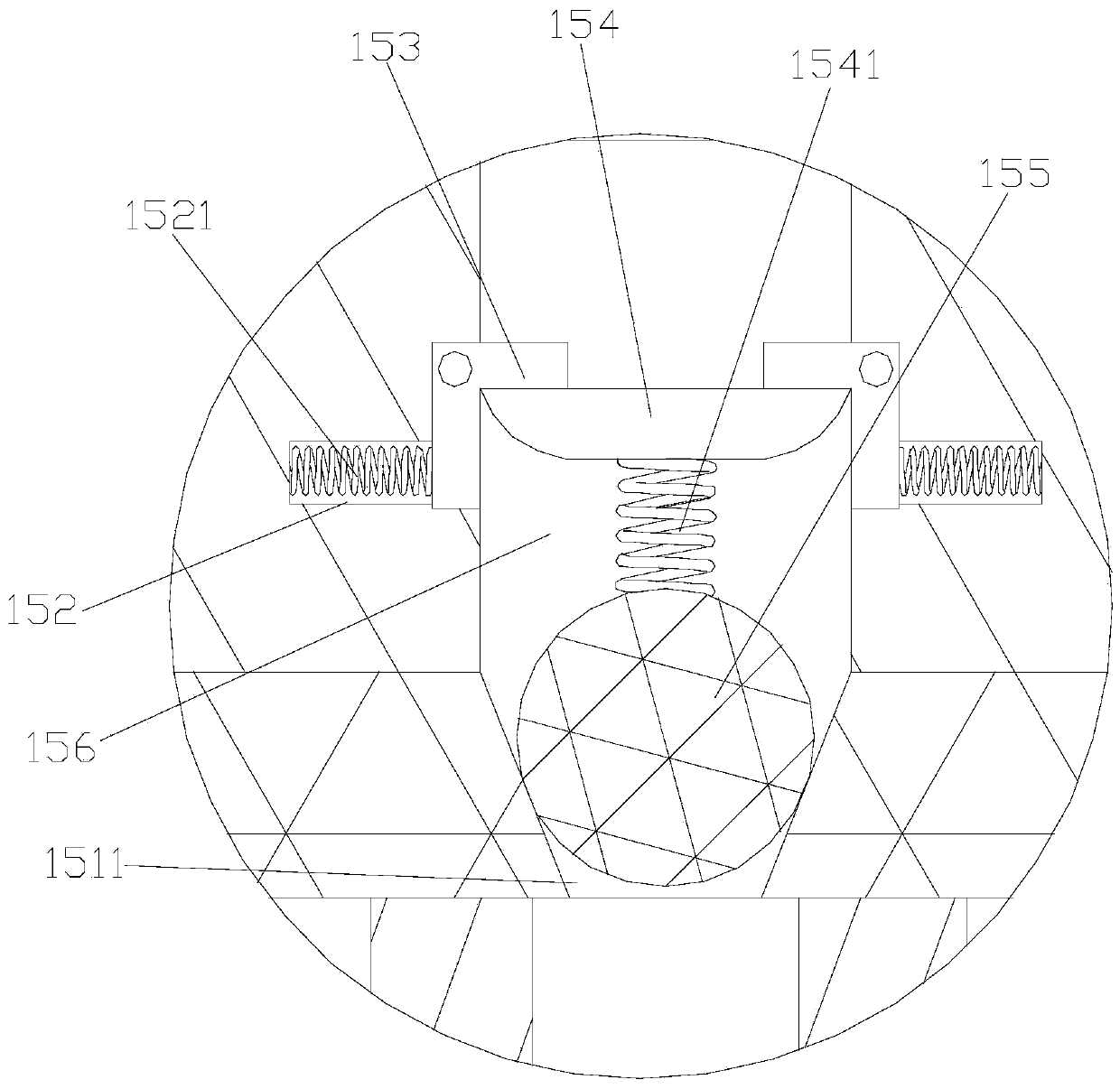 Water-cooled machine housing detection device with high stability