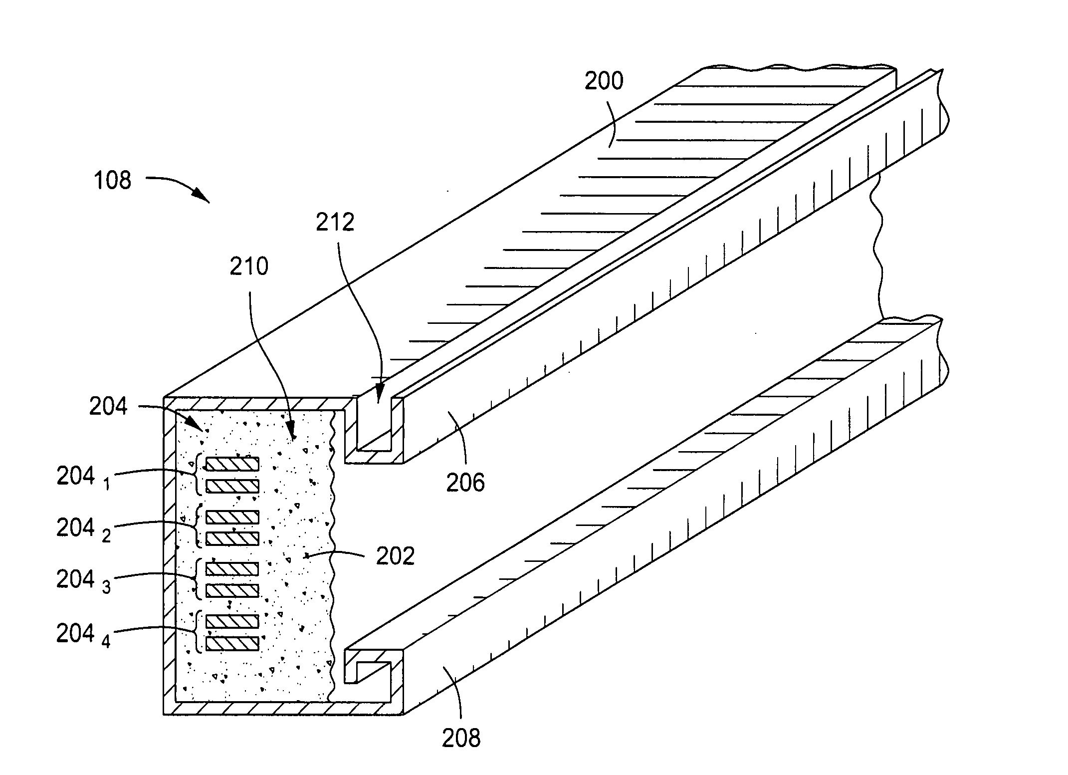 Mounting rail and power distribution system for use in a photovoltaic system