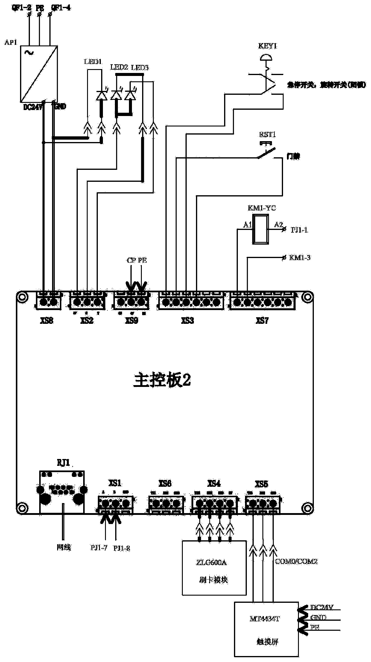 Ubiquitously-interconnected lifting type intelligent shore power system