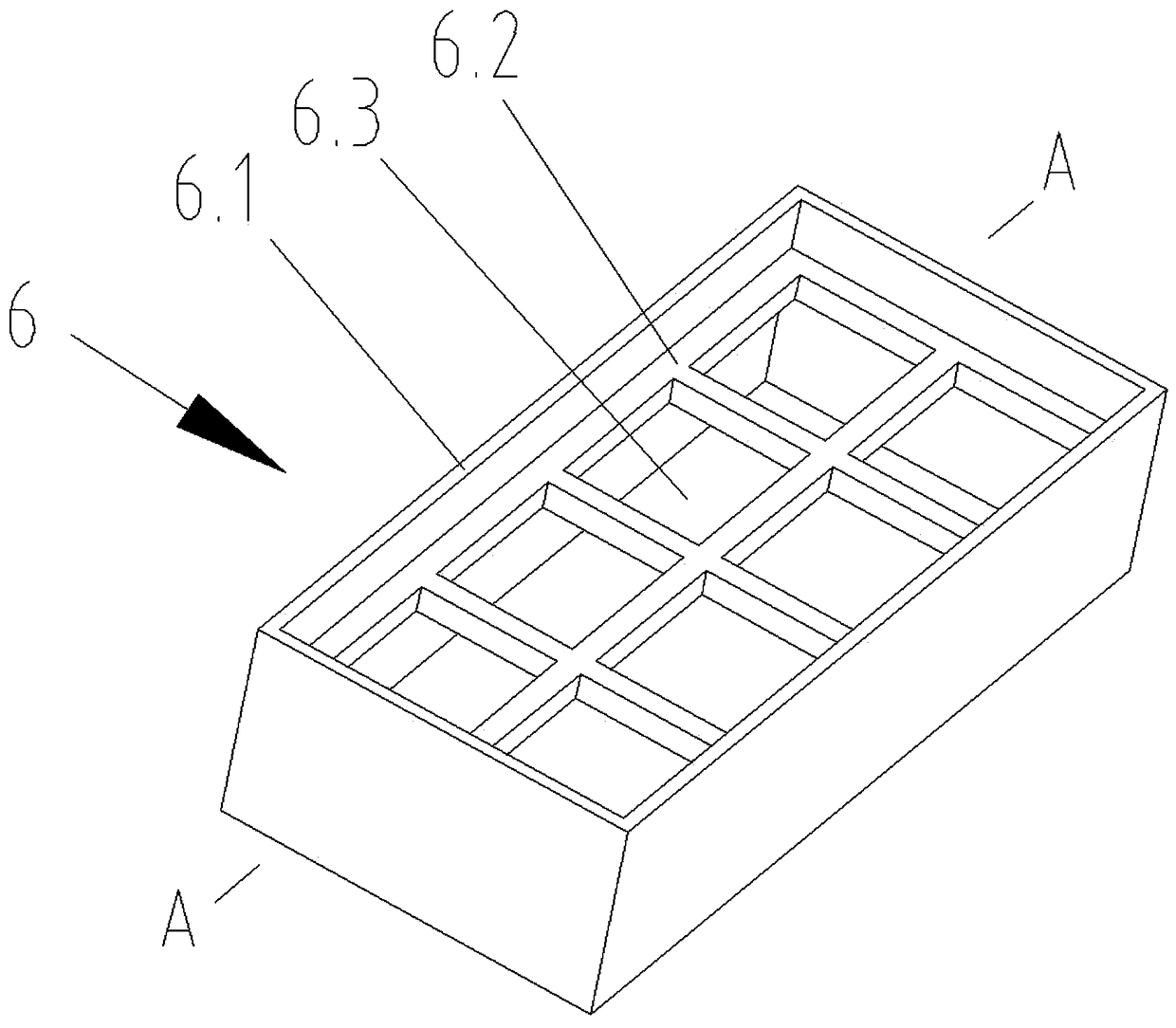 Seed germinating tank transferring device