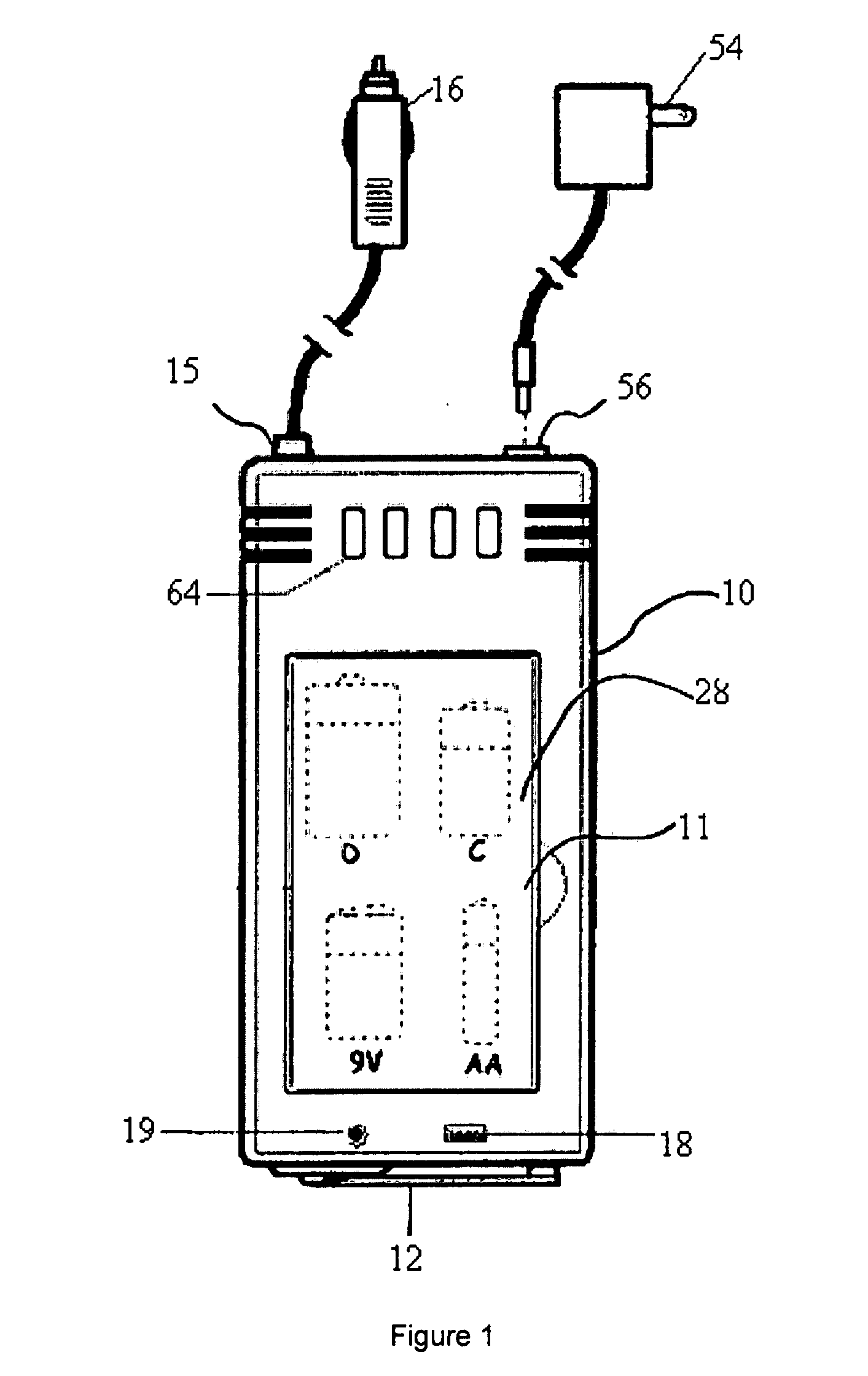 Portable battery charger