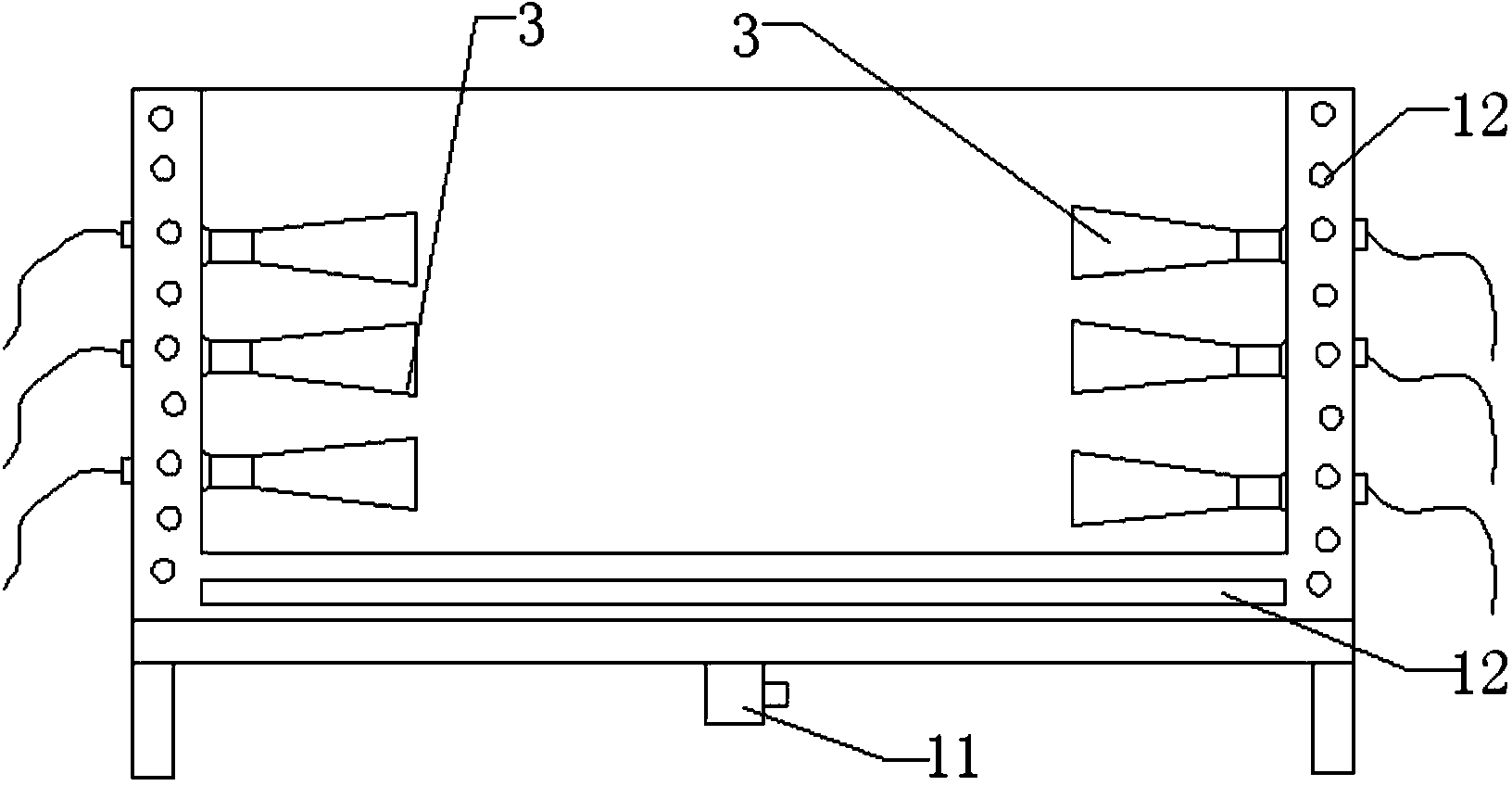 An anodic oxidation tank and brightening technology of strip-series aluminum alloy section bars