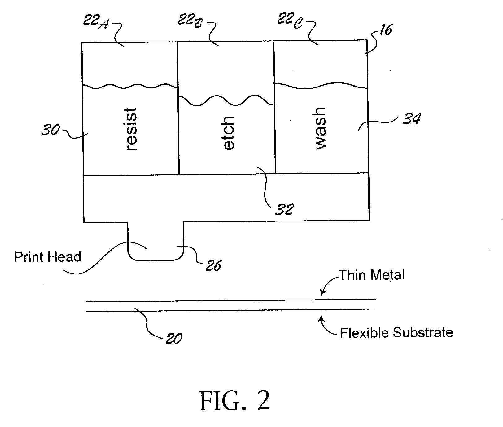 Conductive component manufacturing process employing an ink jet printer