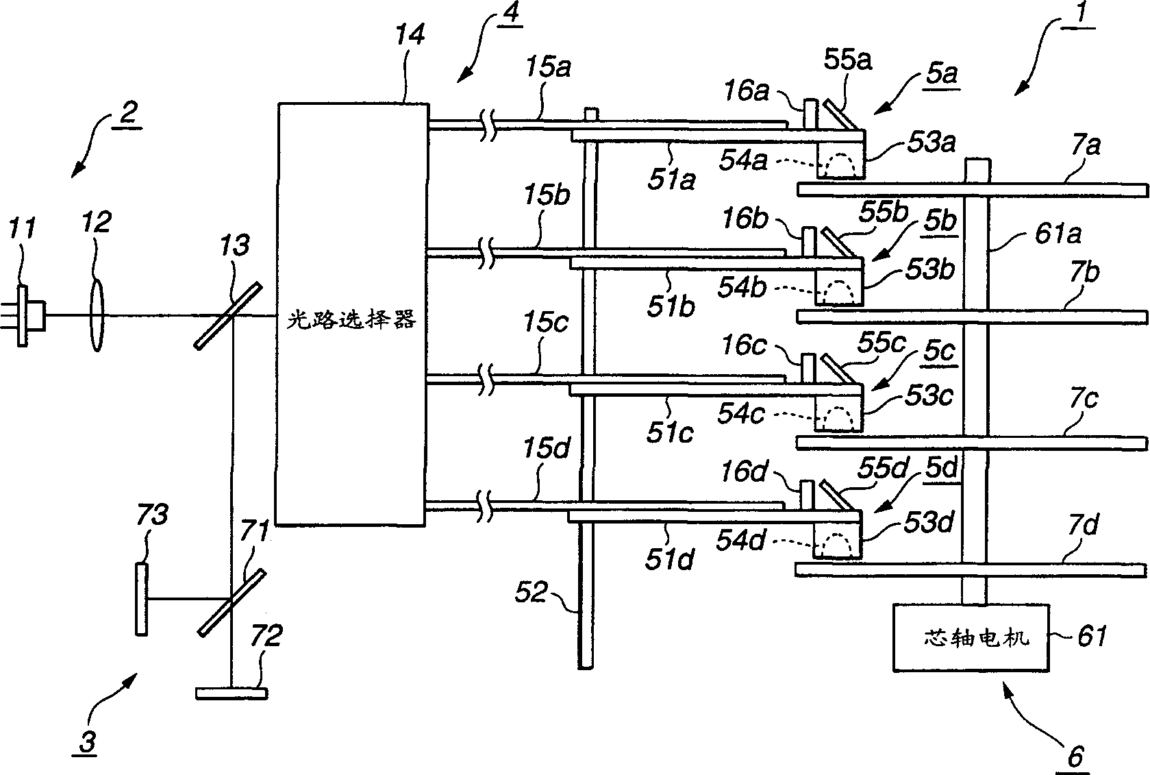 Optical disk driver