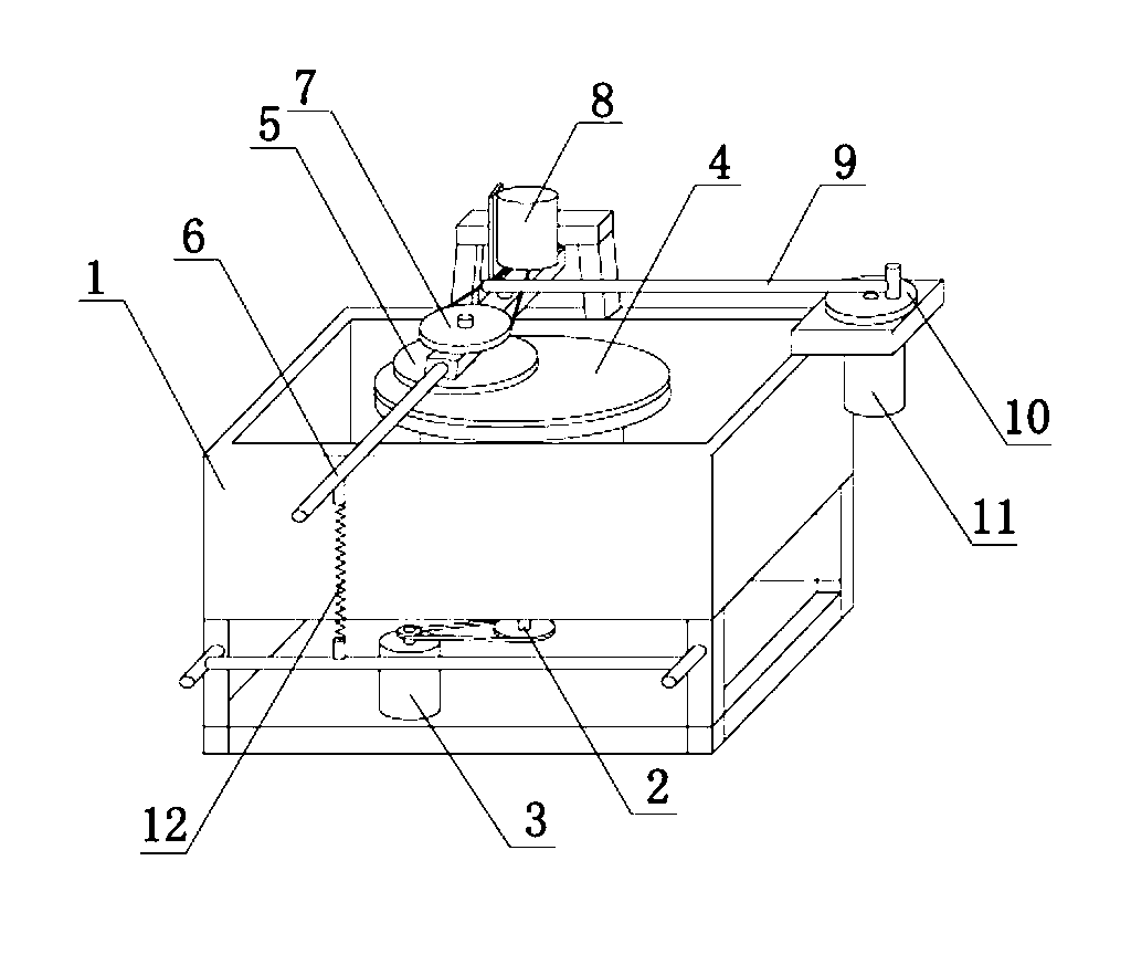 Flat grinding machine