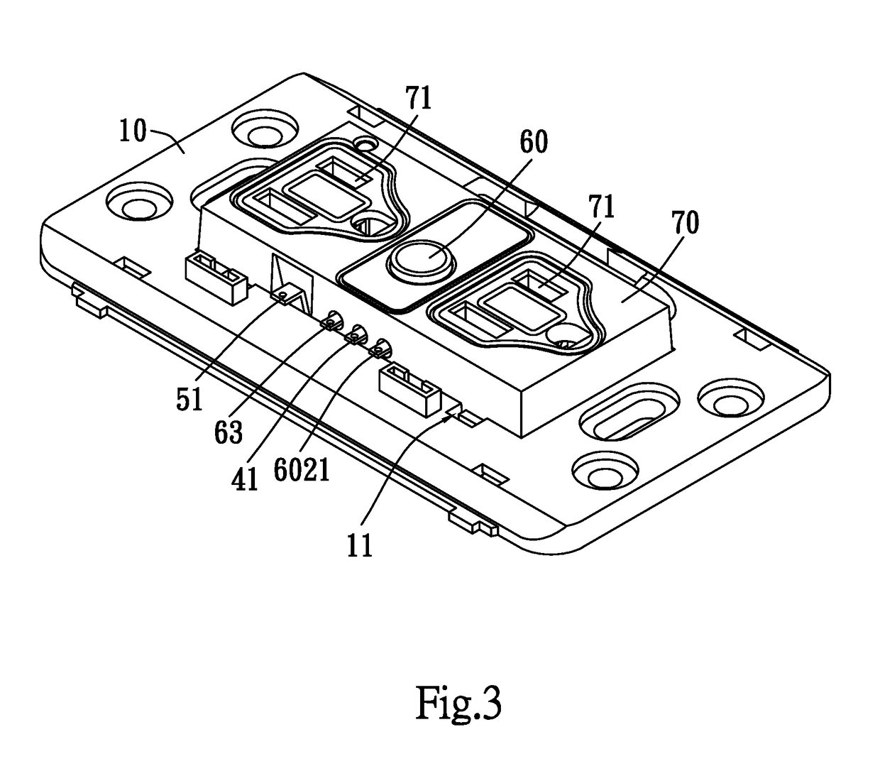 Wall-mounted device