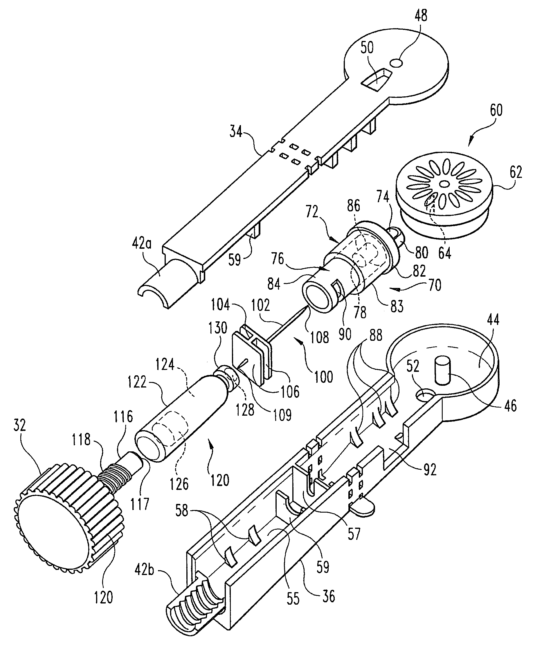 Module for a medication injection device