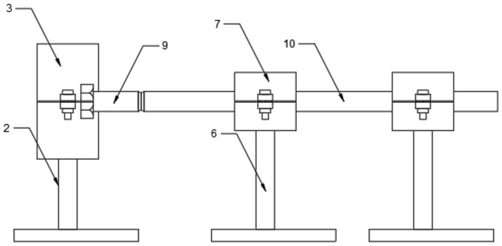 Device for butt welding of pipe joint and pipe and using method