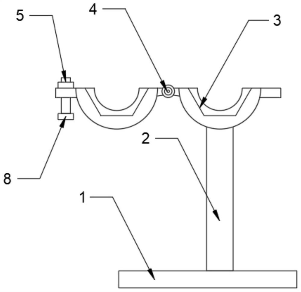 Device for butt welding of pipe joint and pipe and using method