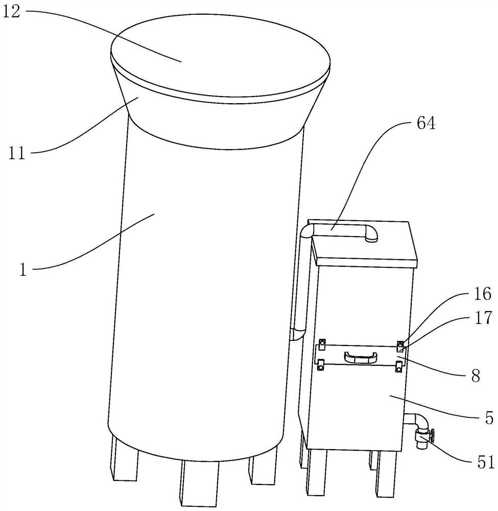 A high-efficiency domestic sewage treatment equipment and its treatment process