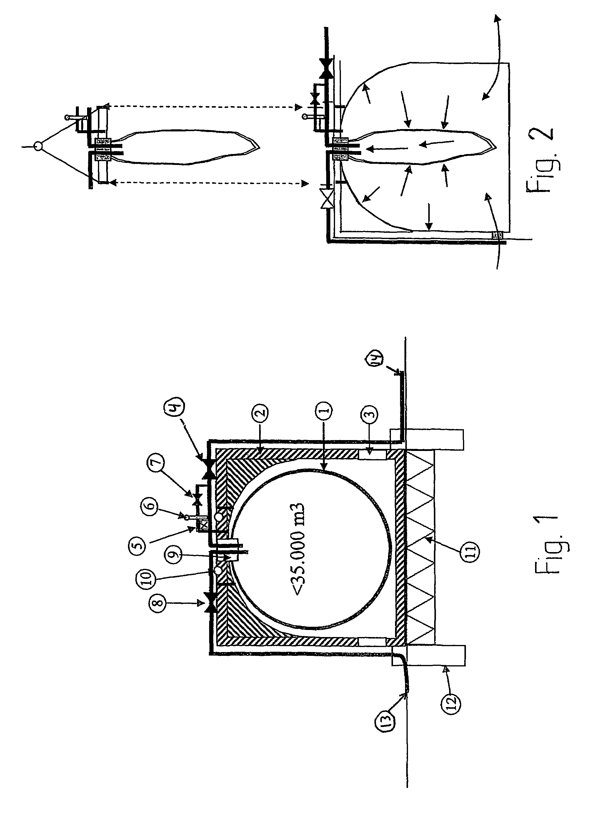 Seabed located storage