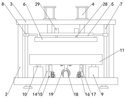 New energy motor shell hot press mounting equipment