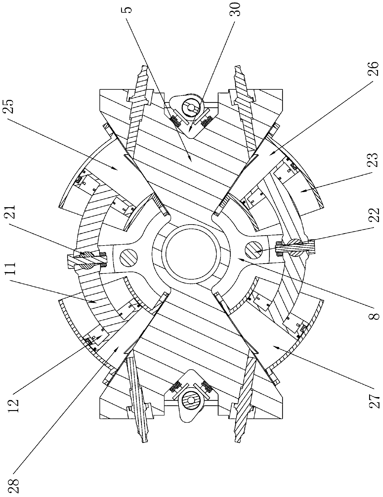 Annular reciprocating type piston engine and even permutation annular reciprocating type piston engine