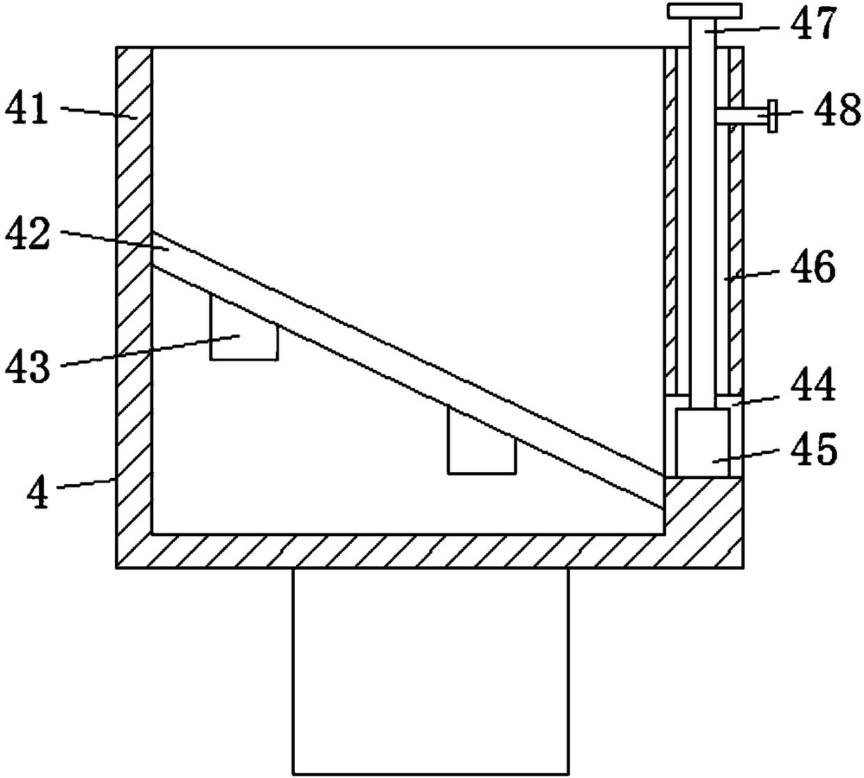 Work method of novel aluminum alloy section evenly spraying device