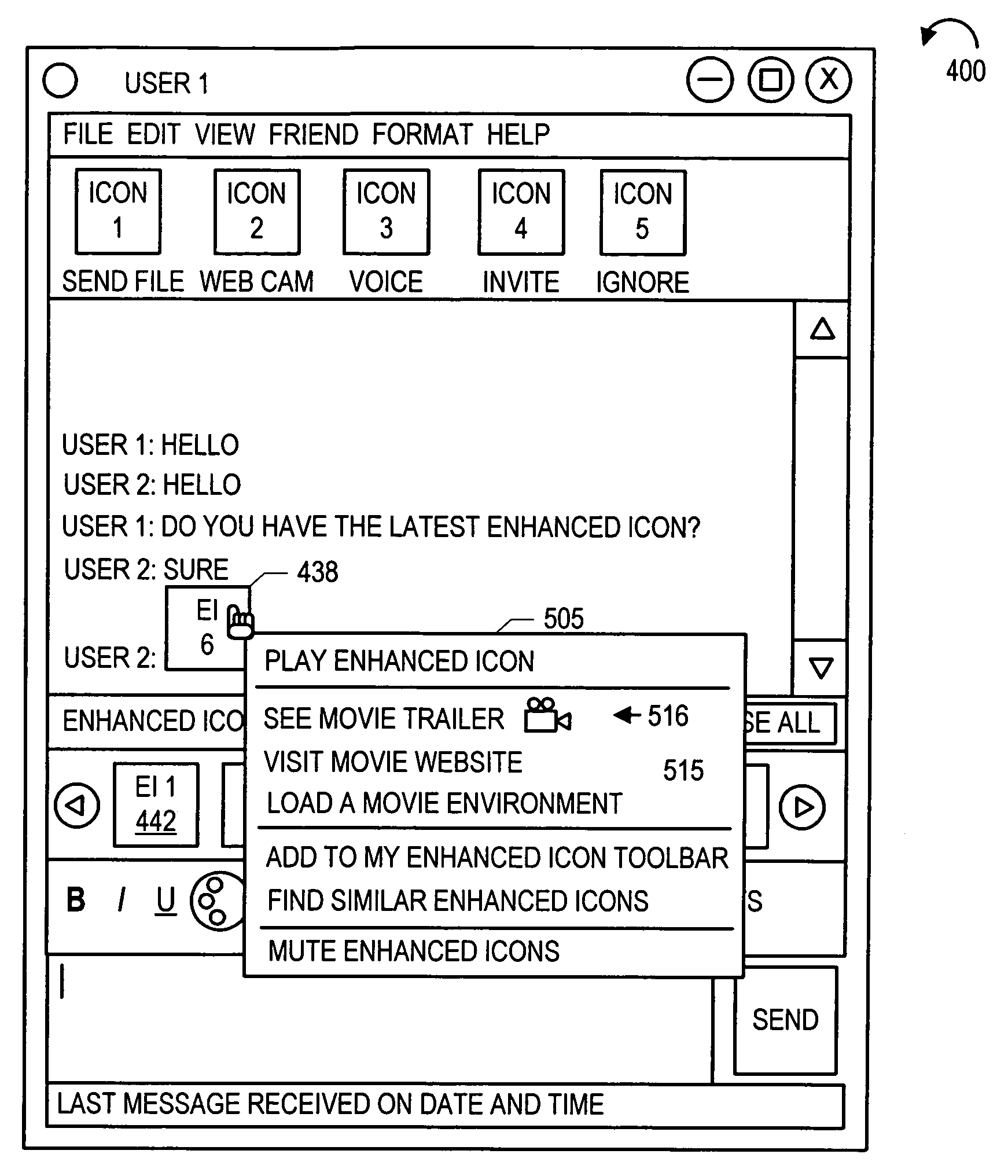 Method and system of enhanced messaging