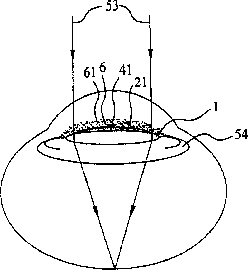 Artificial crystalline lens with optical catalytic coating