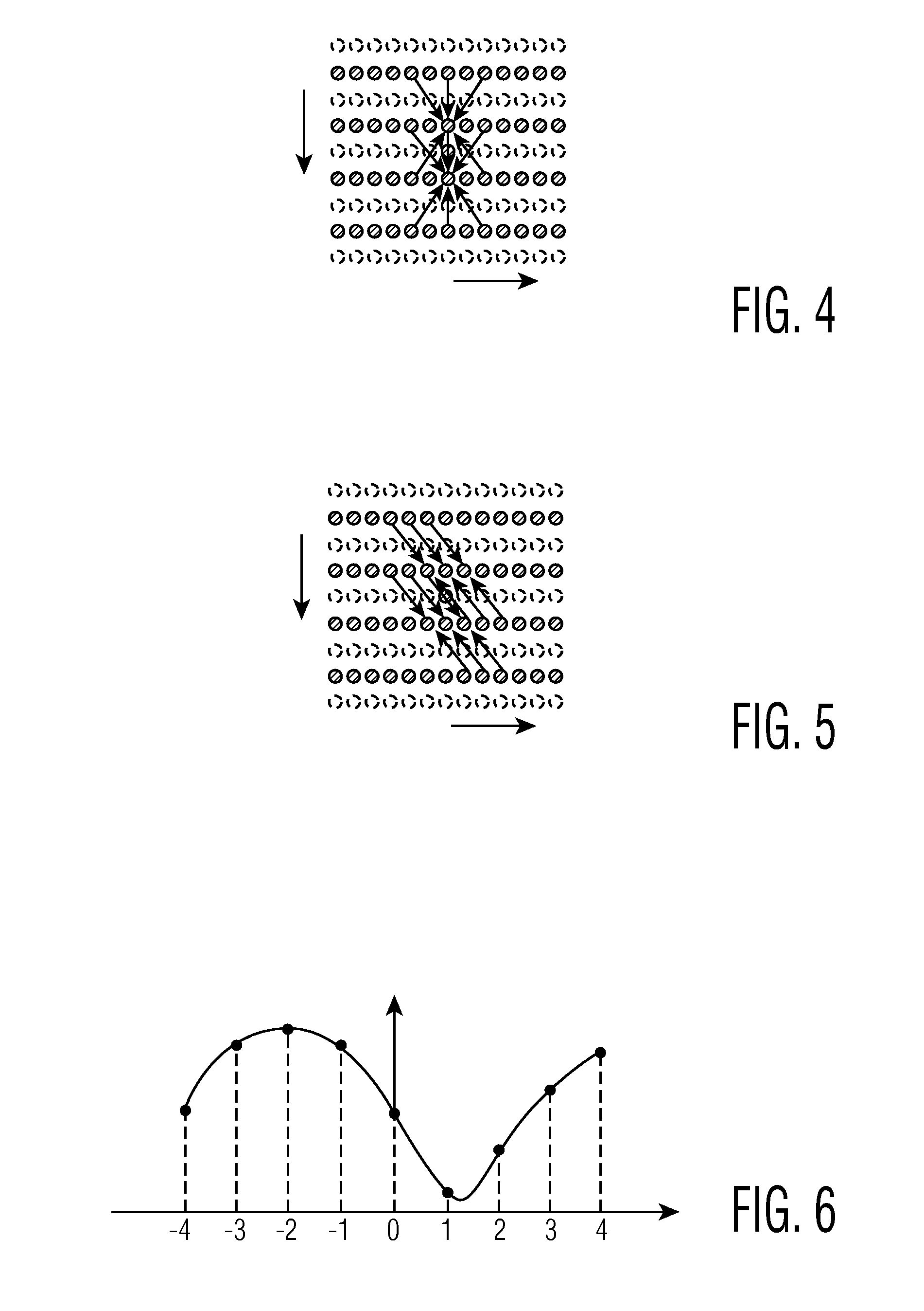 Spatial and temporal de-interlacing with error criterion