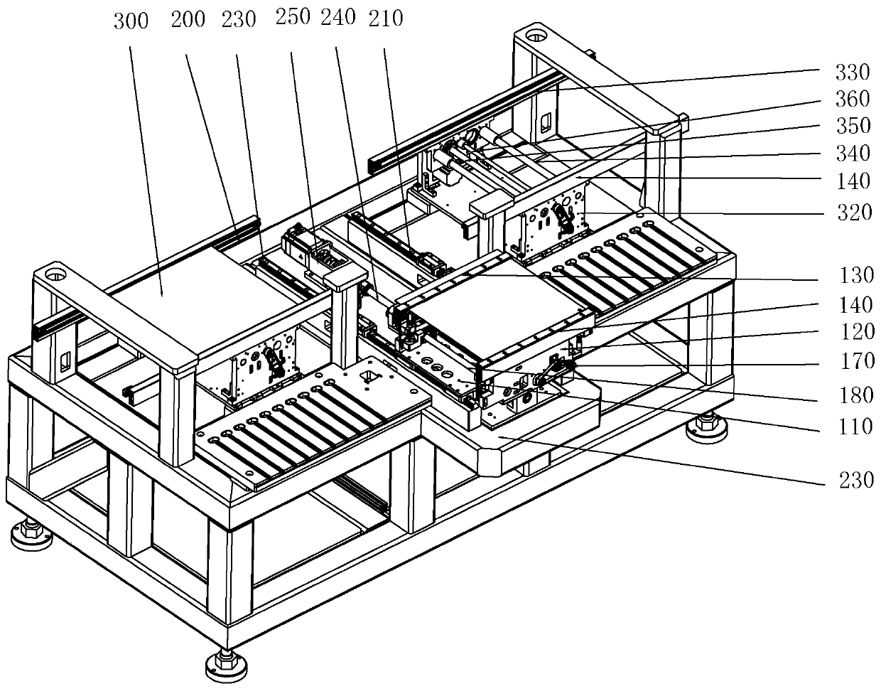 PCB conveying module and conveying device