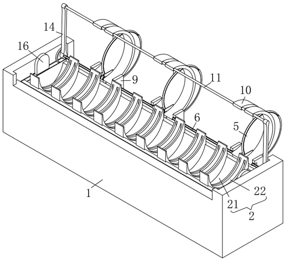 A kind of layered sample processing device for muddy soil core column sample detection