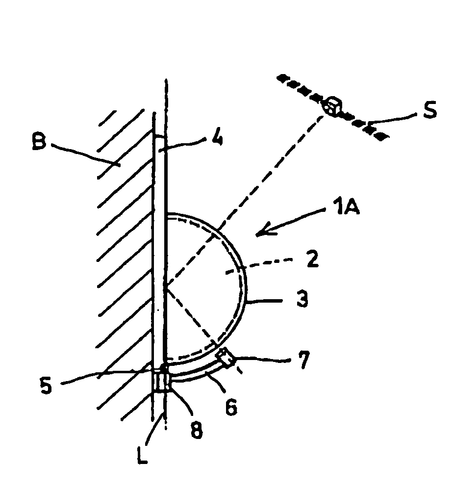 Radiowave lens antenna device