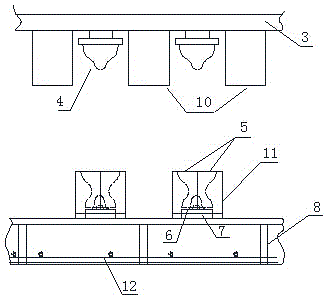 Automatic grouting machine of pedestal pan