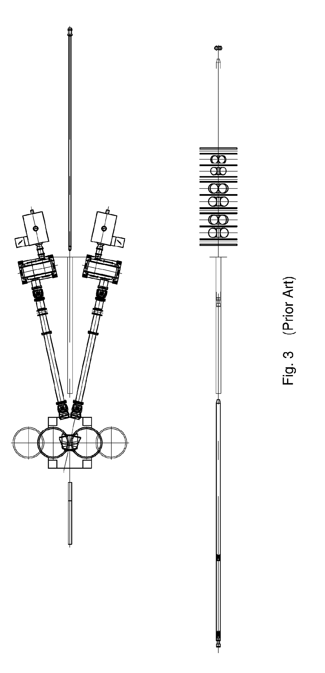 Integrated transverse rolling mill for seamless tubes