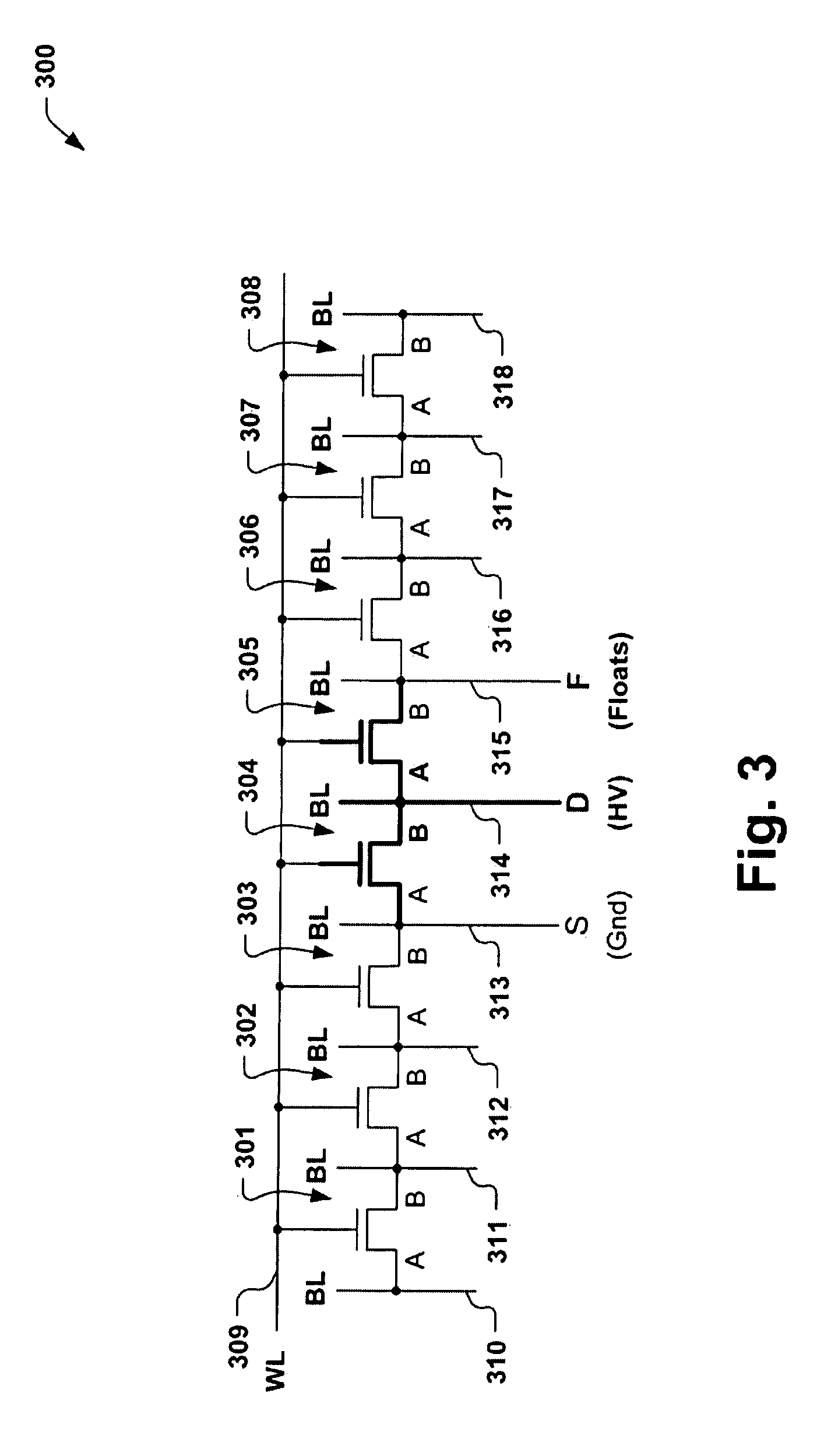 Controlled ramp rates for metal bitlines during write operations from high voltage driver for memory applications