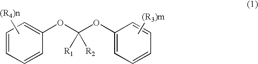 Aromatic formals as additives for lowering the water uptake of polycarbonates