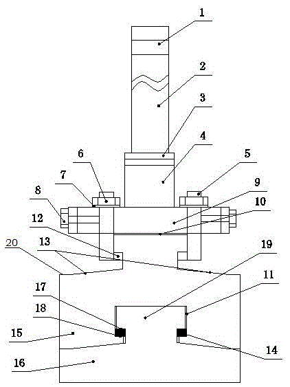 Anode carbon block structure for prebaking aluminum cell with no residue anode