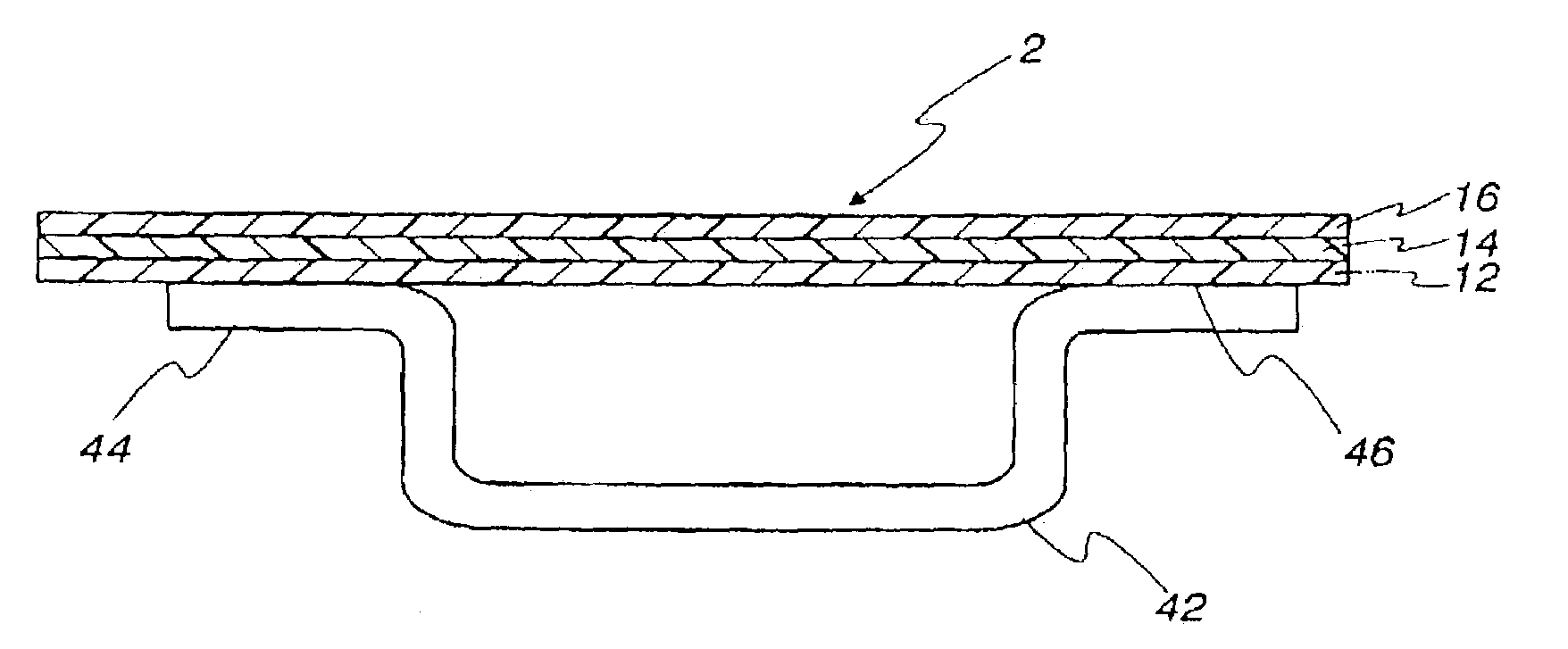 Easy peel film structures