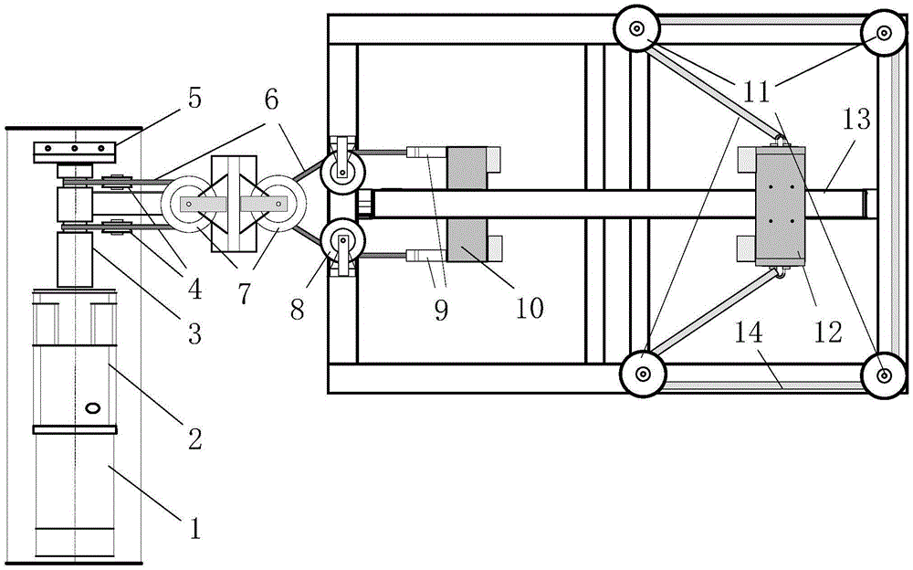 Stable dynamic linear movement generating device