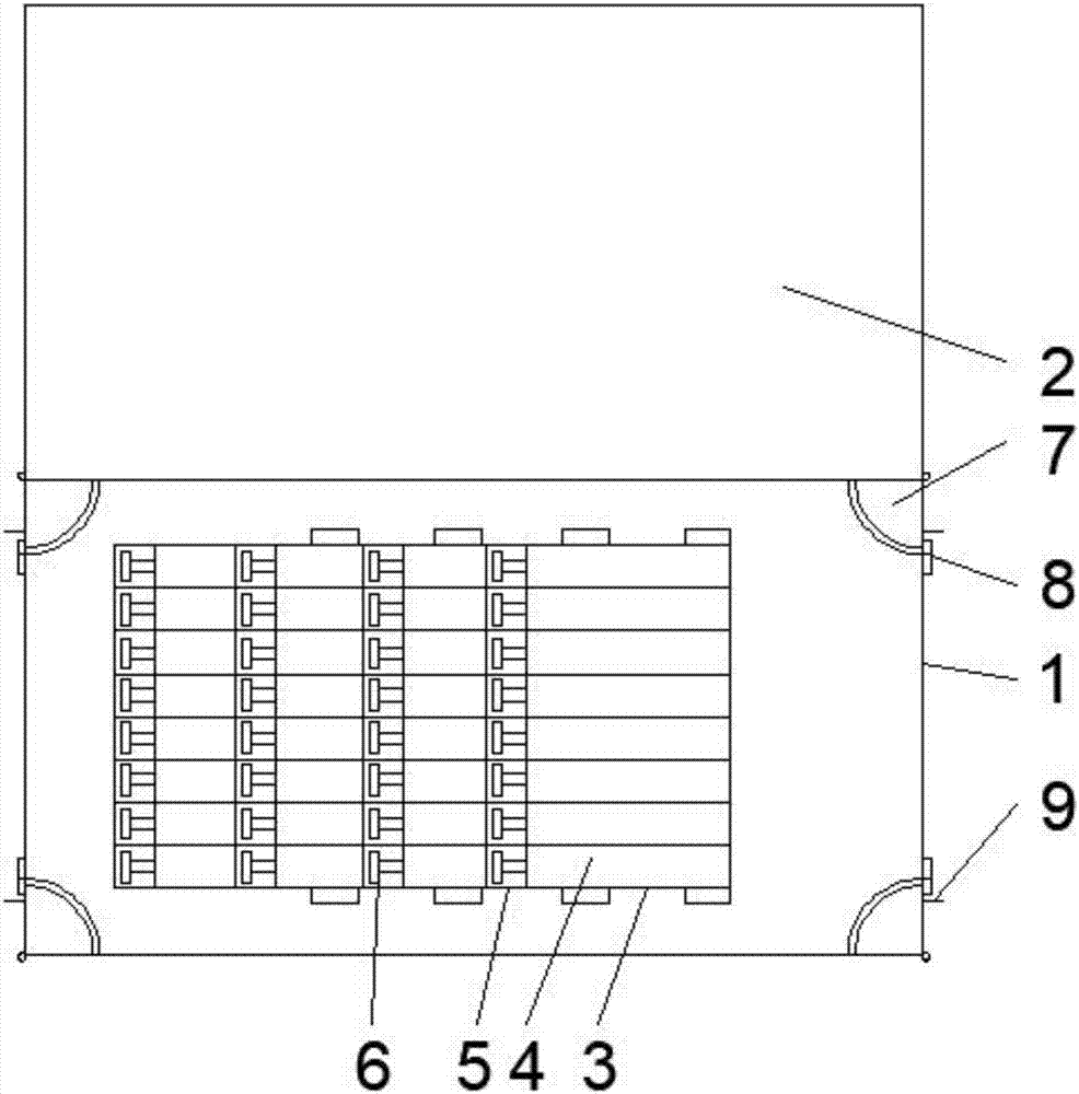 Hexagon socket bolt placing box