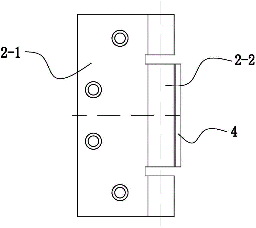 Novel magnetic door stopper hinge