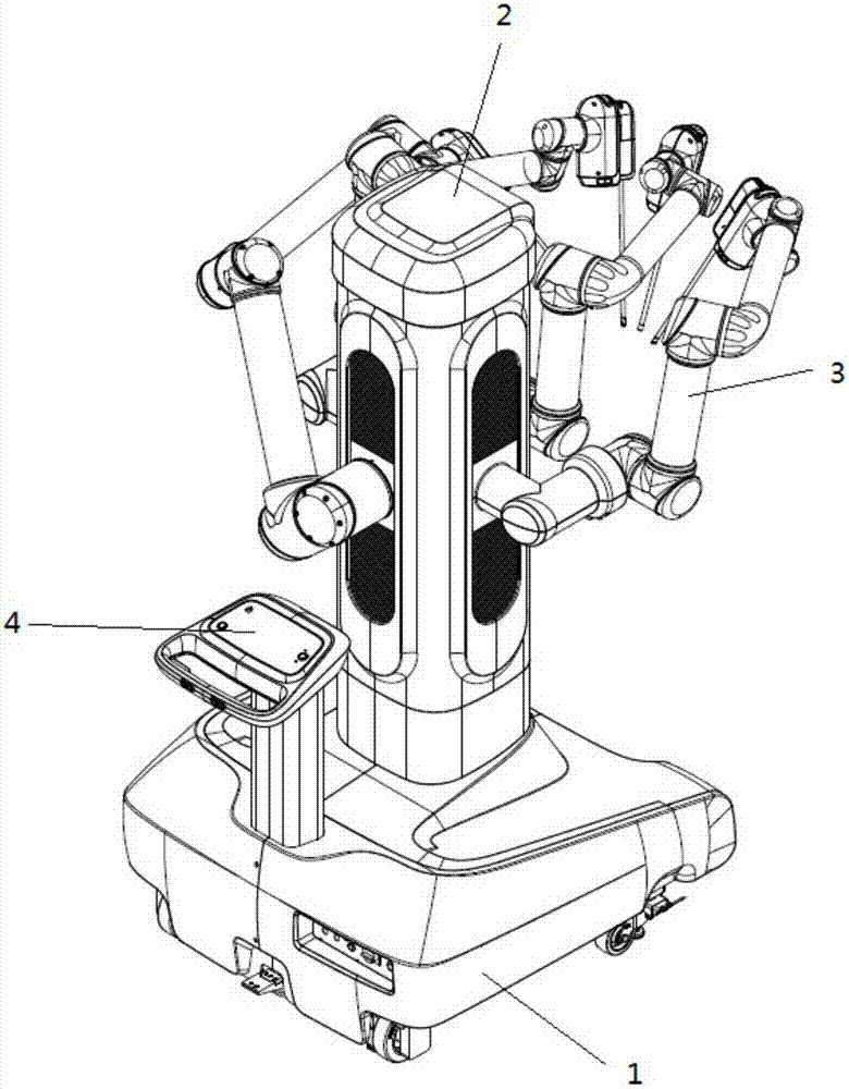 Mechanical arm connecting device for surgical robot and surgical robot