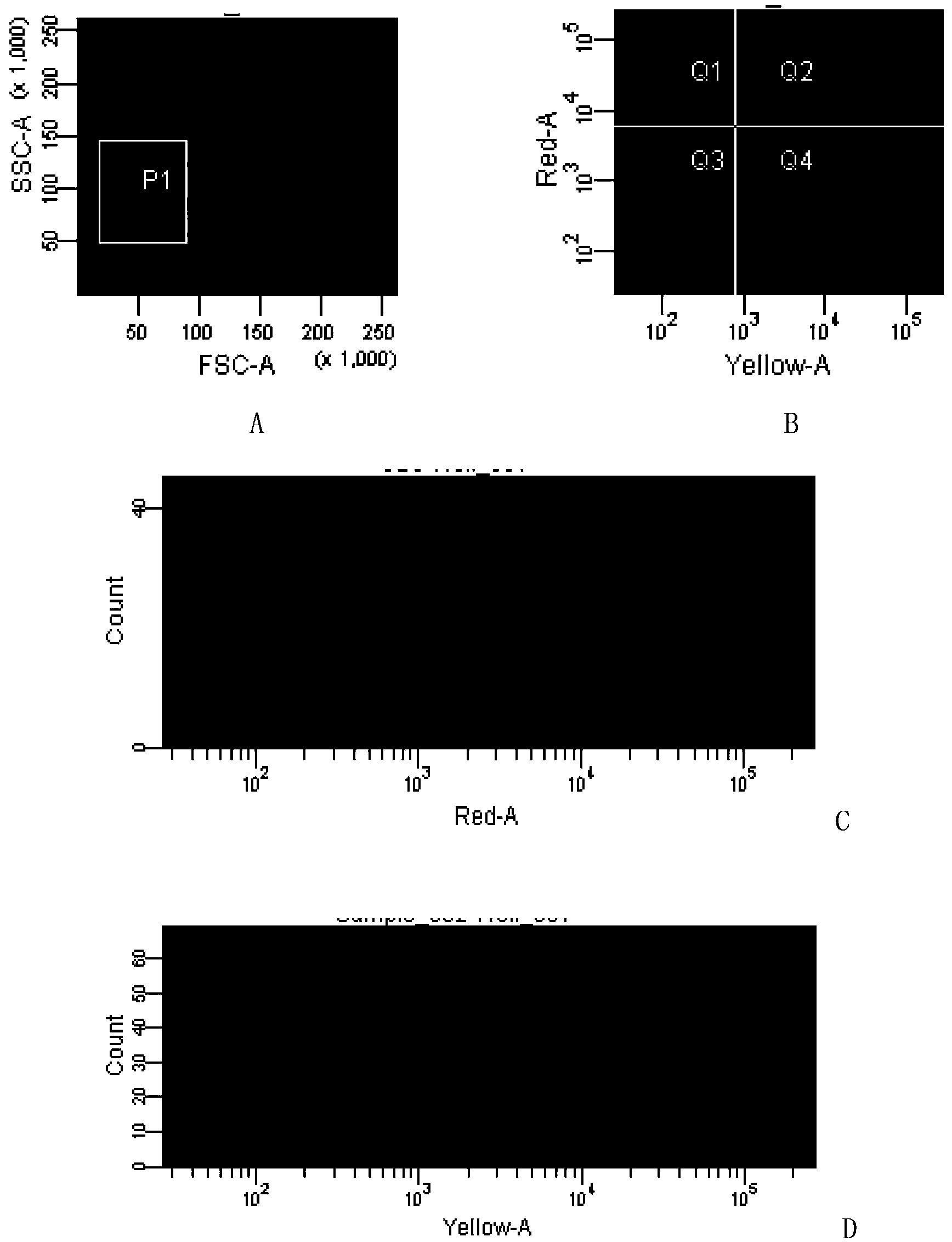 Method for detecting shrimp white spot disease virus based on liquid chip