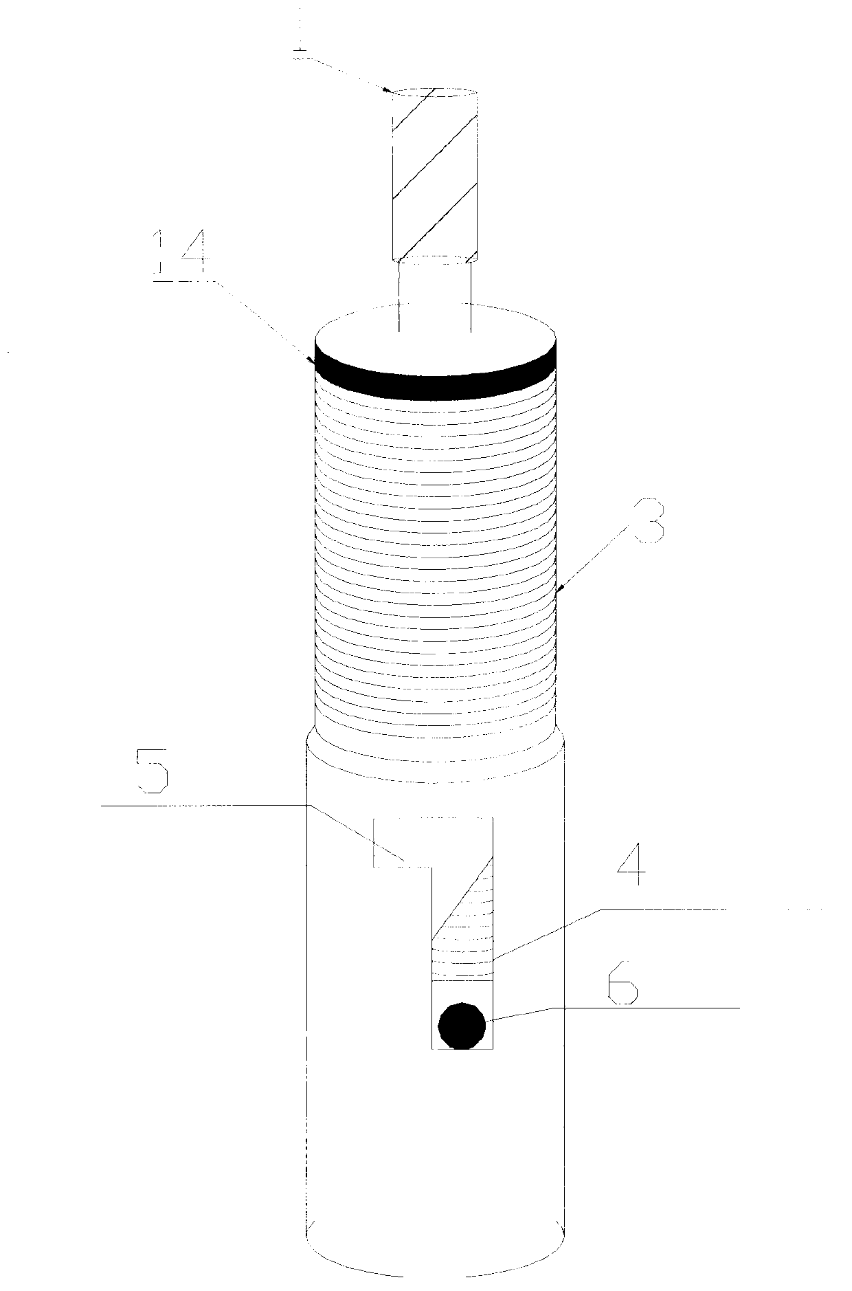 Continuous automatic acupuncture needle inserting device